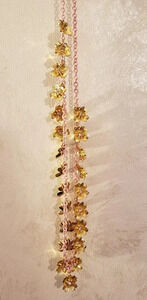Pink Gold Flower Floral Bouquet Necklace Carolee